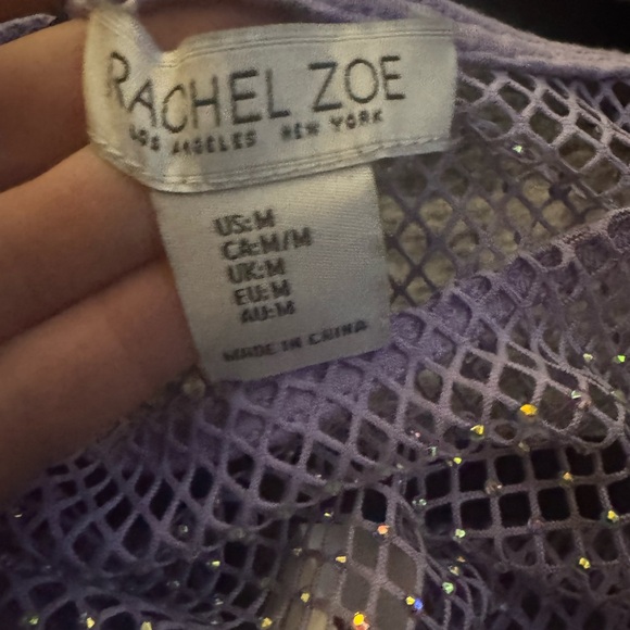 Lavender Mesh Top - Picture 3 of 4